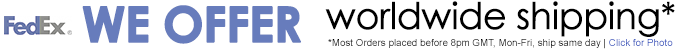 Free Same Day Shipping on orders placed before 2PM CT (Mon-Fri)